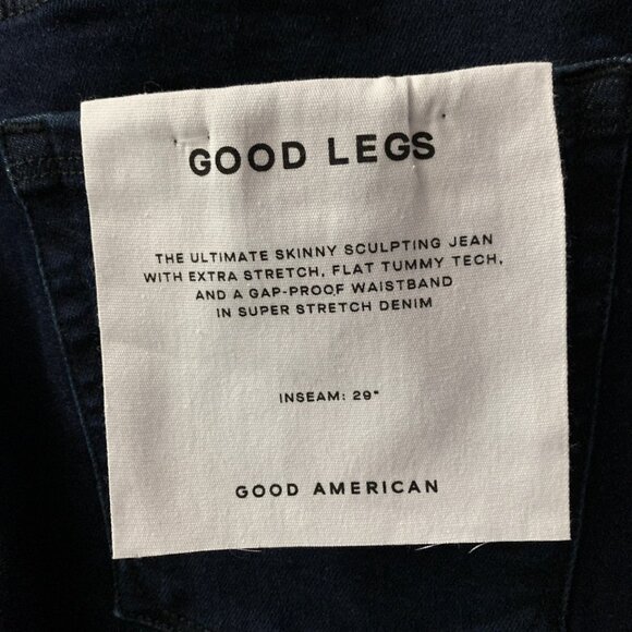 Good American Good Legs NWT Dark Wash Jeans - Picture 3 of 5